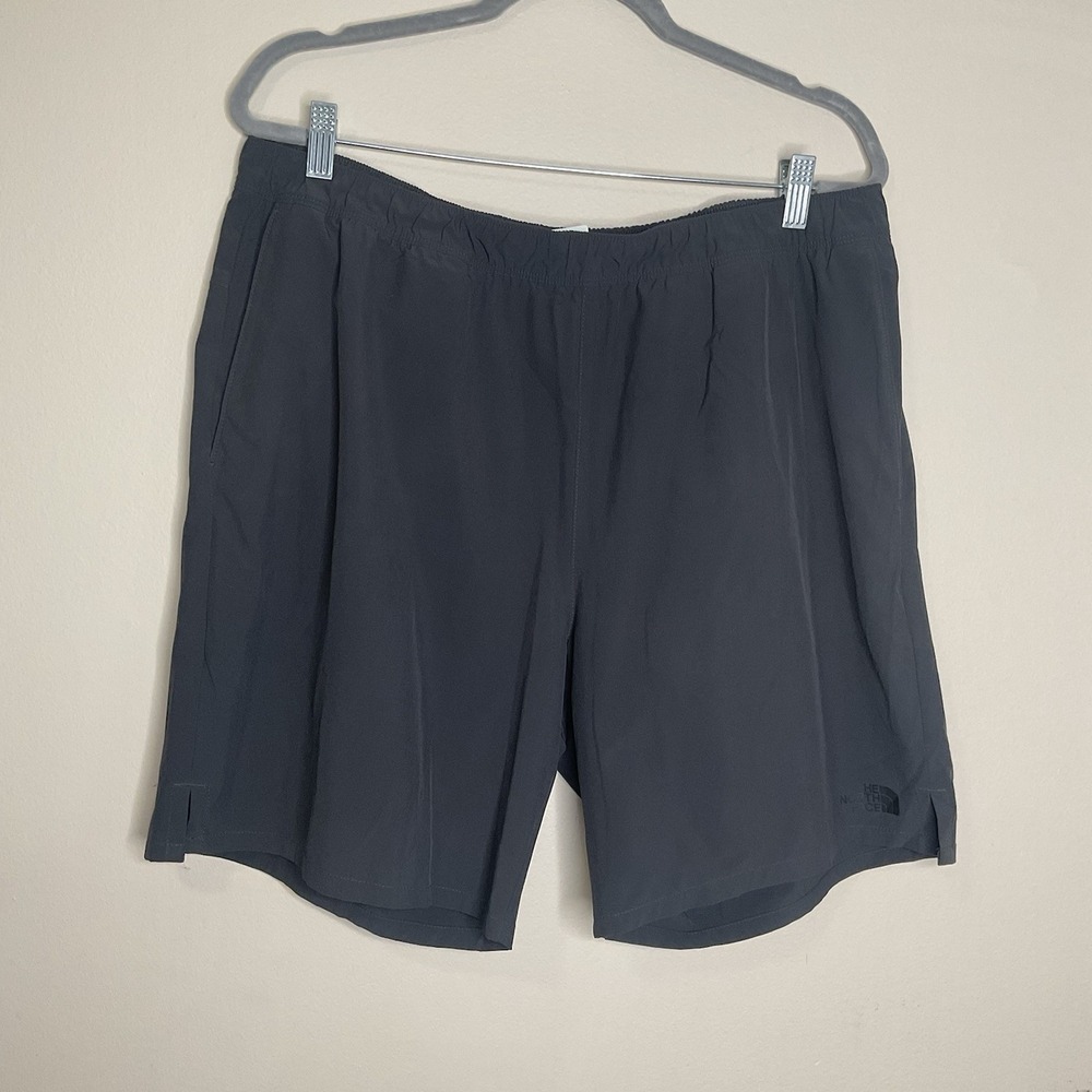 The North Face Shorts Mens XL Gray Asphalt Unlined Cargo Chino Hiking Fishing